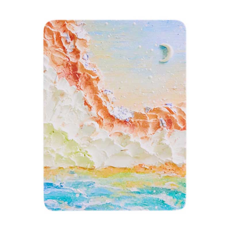 Sky Mouse Pad Aesthetic Oil Painting Cloud Art Mermaid Ocean Mousepad Sea Lover Gifts (1)