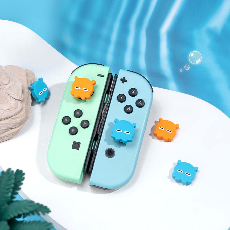 Sleepy Octopus Switch Joystick Caps: Premium Silicone