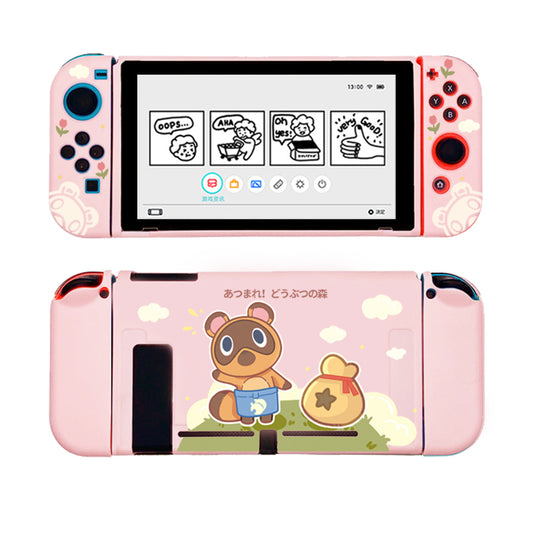 Soft TPU ACNH Switch OLED Protective Case ACNH Switch Cover (1)