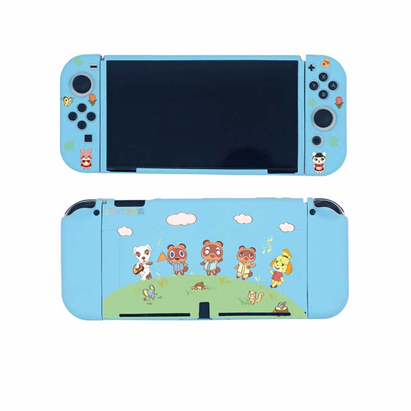 Soft TPU ACNH Switch OLED Protective Case ACNH Switch Cover (5)