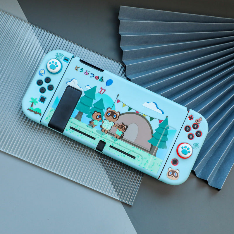 Soft TPU ACNH Switch OLED Protective Case ACNH Switch Cover (7)
