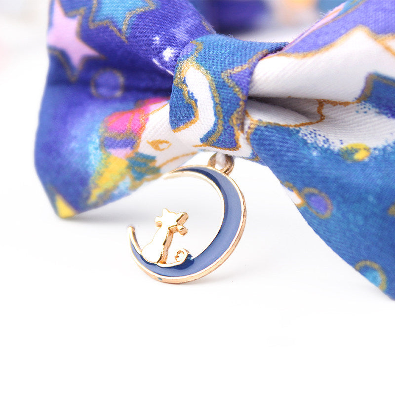 Astronomy-themed Pet Collar with Safety Buckle