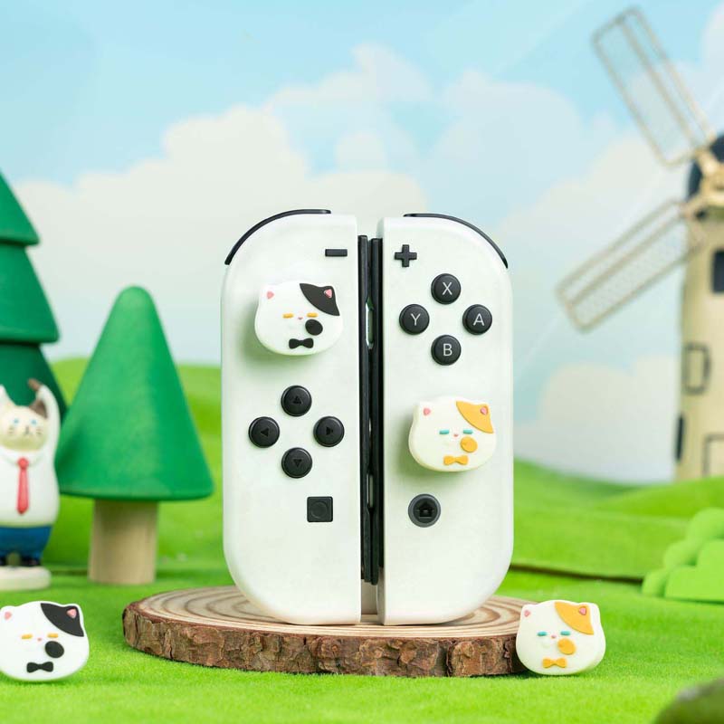 Splatoon Cat Judges Switch Thumb Grips