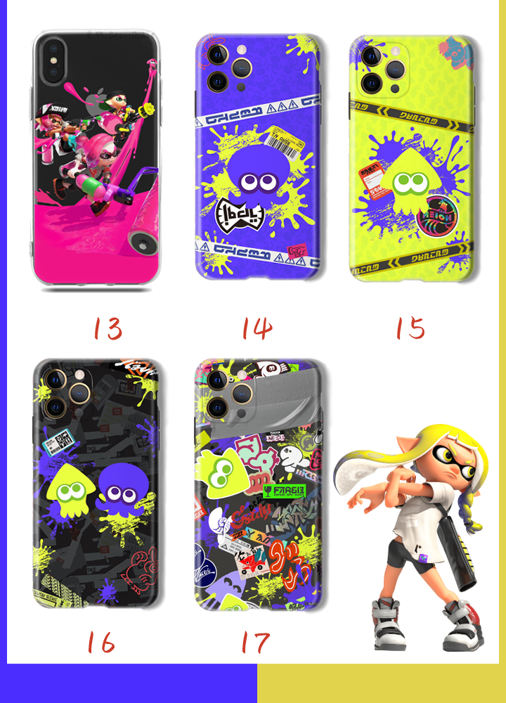 Splatoon TPU Phone Case with Grip