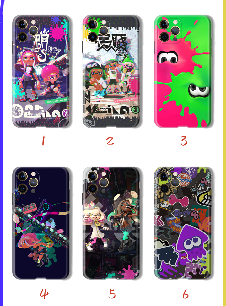 Splatoon TPU Phone Case with Grip