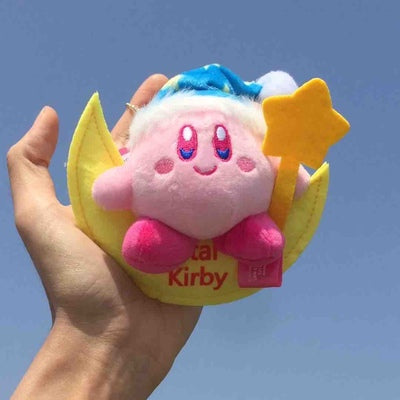 Star Kirby Plush Keychain - Compact and Adorable