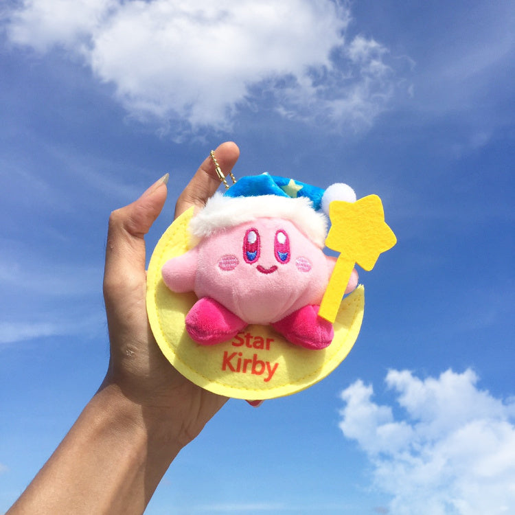 Star Kirby Plush Keychain - Compact and Adorable