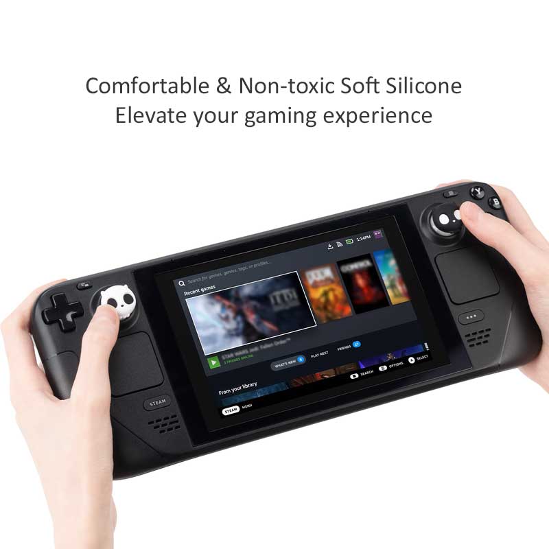Steam Deck Joystick Caps with Designs