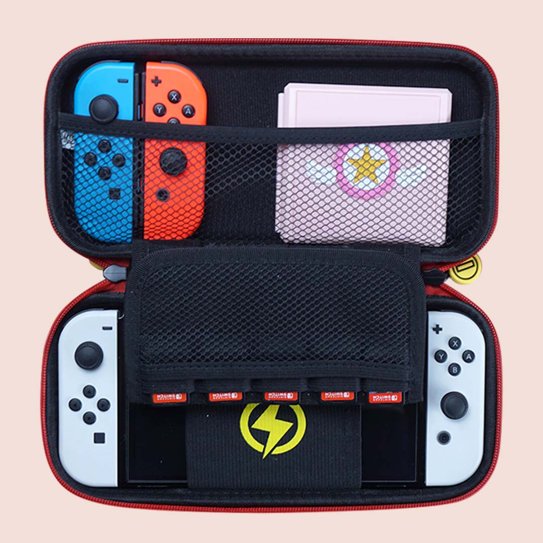 Super Mario Switch Case with Stand