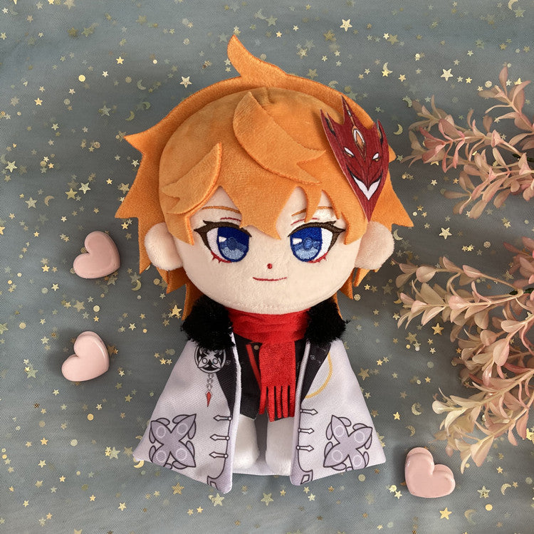 Tartaglia Childe Fatui Harbingers Plush Genshin Impact Dolls Snezhnaya Genshin Game Room Decor (4)