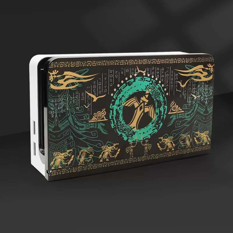 Tears of the Kingdom Switch Dock Case Legend of Zelda TOTK Switch OLED TV Charging Dock Cover (13)