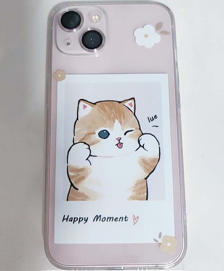 Soft TPU Transparent Cat Phone Case
