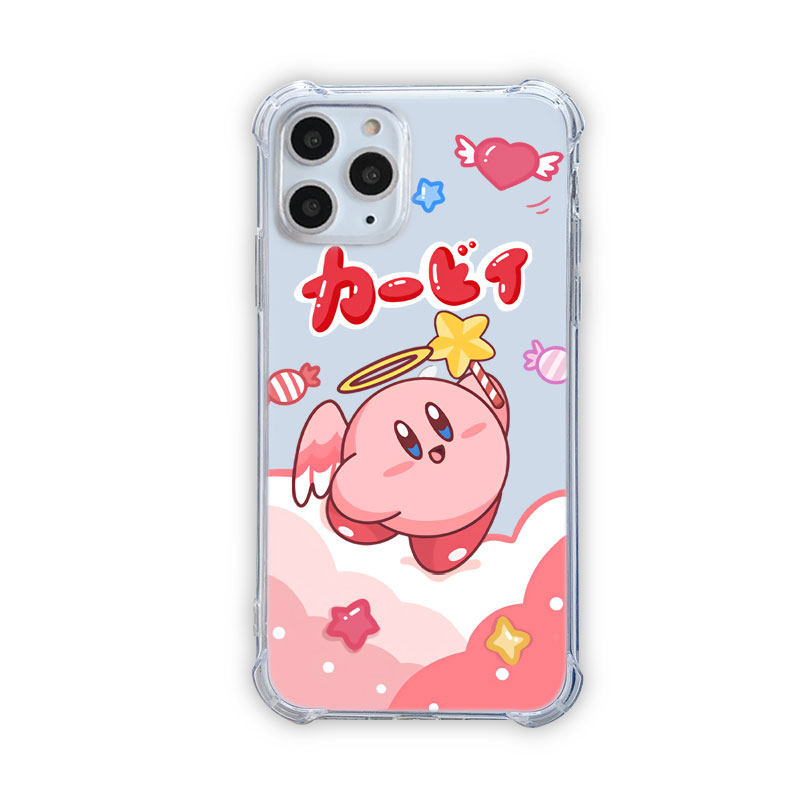 Transparent Kirby Phone Case Kawaii Kirby iPhone Samsung OnePlus Case (10)