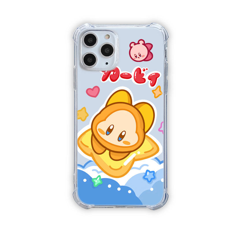 Transparent Kirby Phone Case Kawaii Kirby iPhone Samsung OnePlus Case (6)