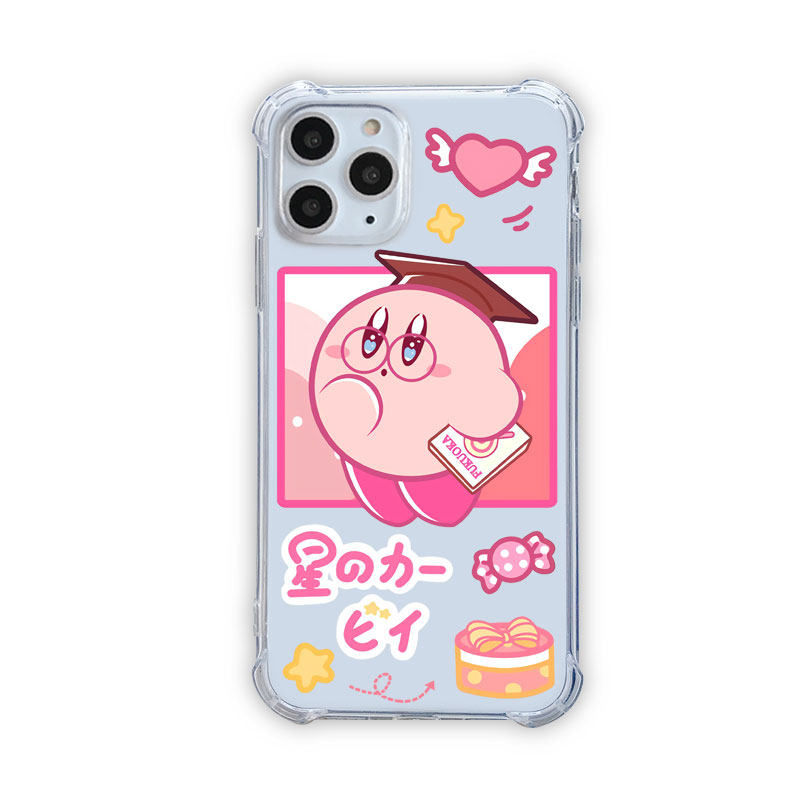 Transparent Kirby Phone Case Kawaii Kirby iPhone Samsung OnePlus Case (8)
