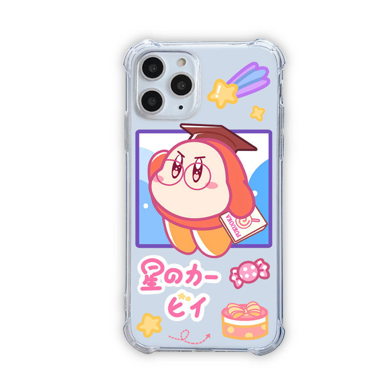 Transparent Kirby Phone Case Kawaii Kirby iPhone Samsung OnePlus Case (9)