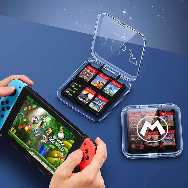 Transparent Switch Game Card Holder