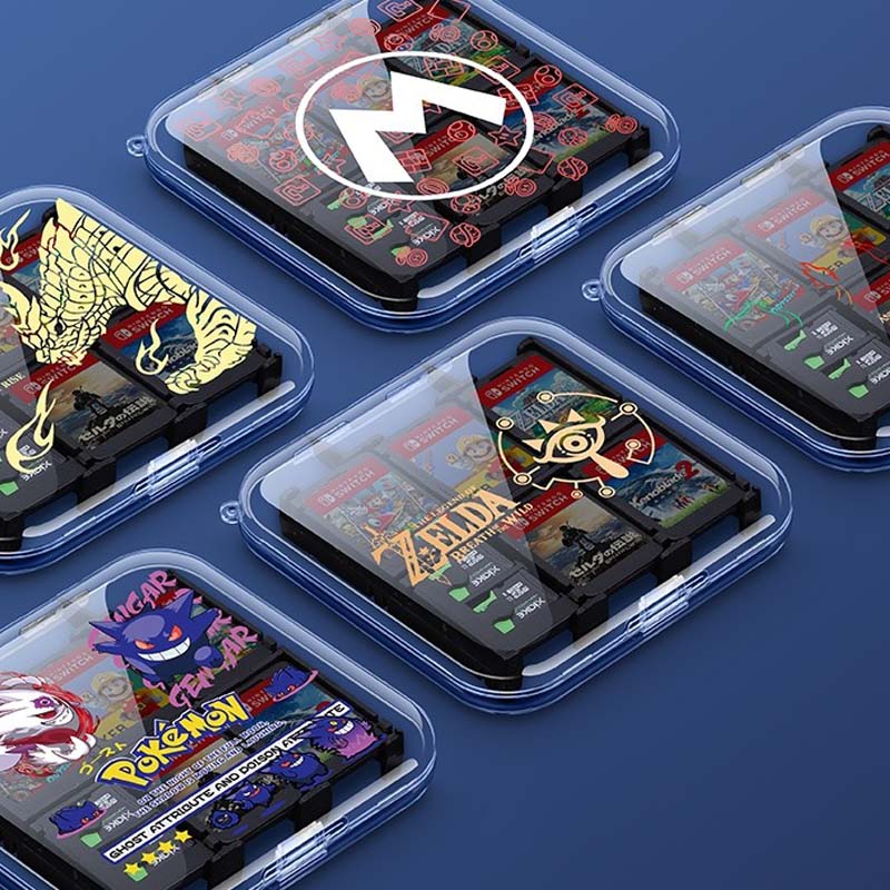 Transparent Switch Game Card Holder