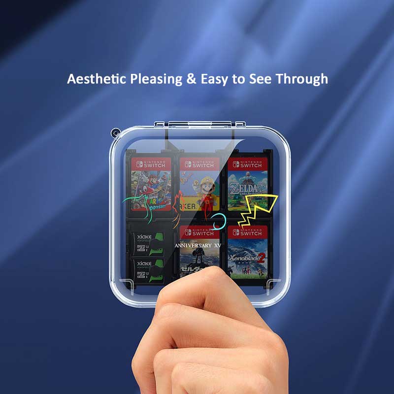 Transparent Switch Game Card Holder