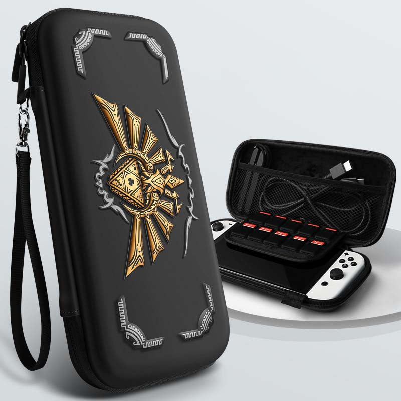 Triforce Switch Travel Case Legend of Zelda Switch OLED Carrying Case (1)