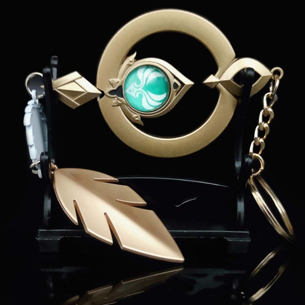 Genshin Impact Scaramouche Keychain: Glowing Vision