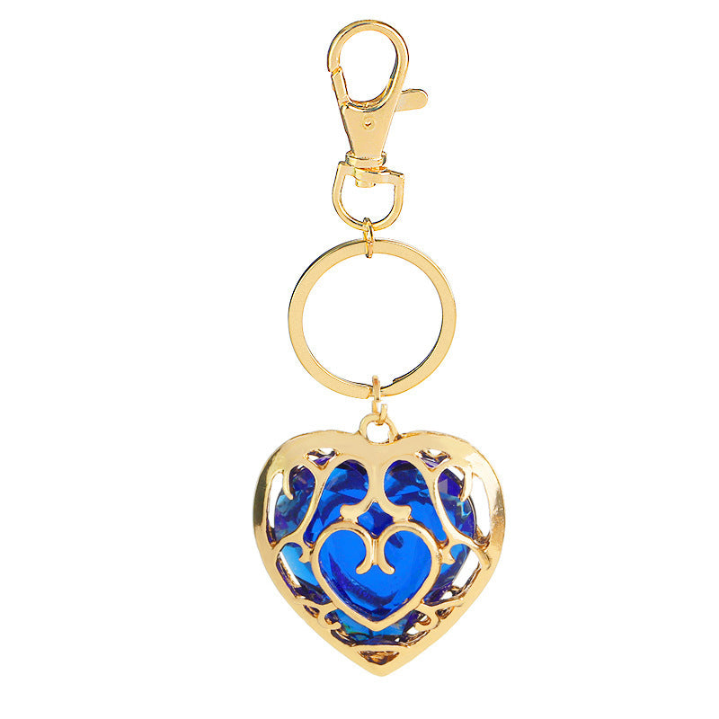 Zelda Heart Container Keychains and Necklace