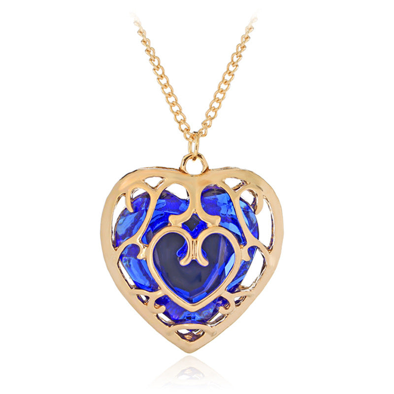 Zelda Heart Container Keychains and Necklace