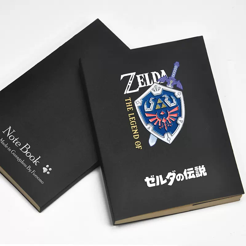 Zelda Notebook Zelda hylian shield master sword Stationery