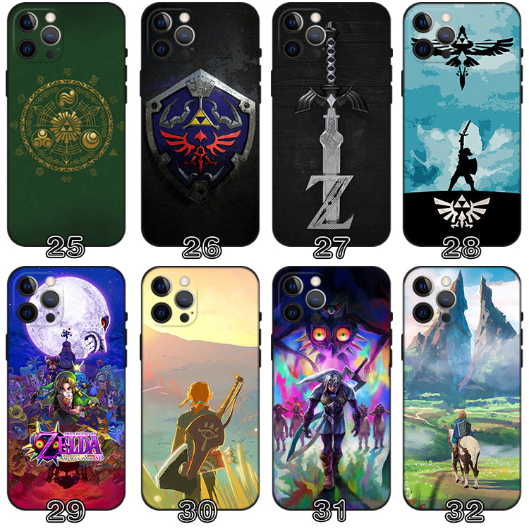 Zelda TPU Phone Case with Border