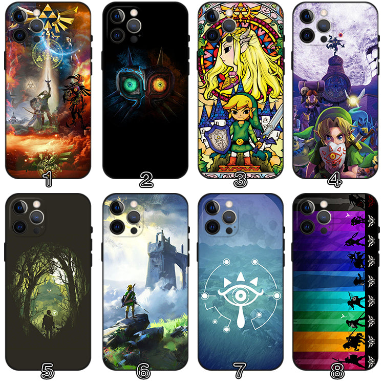 Zelda TPU Phone Case with Border
