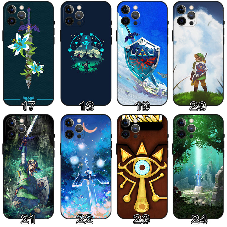 Zelda TPU Phone Case with Border