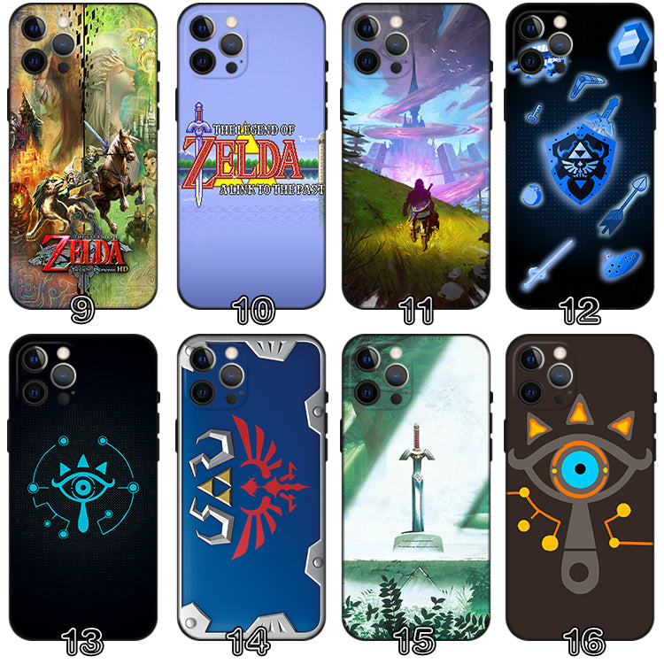 Zelda TPU Phone Case with Border