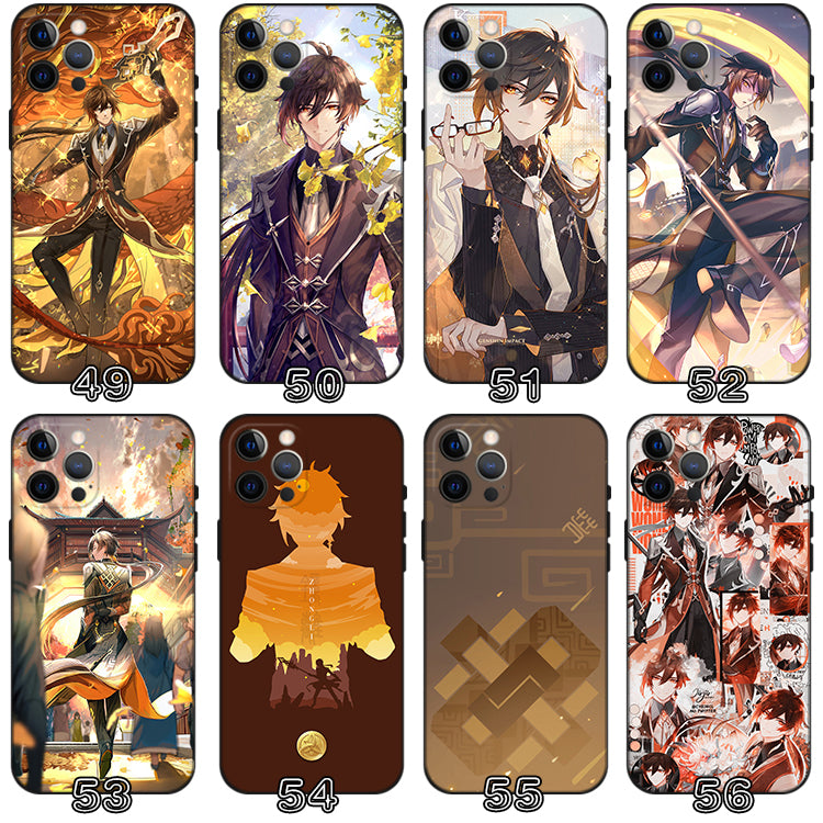 Zhongli Genshin Impact Phone Case
