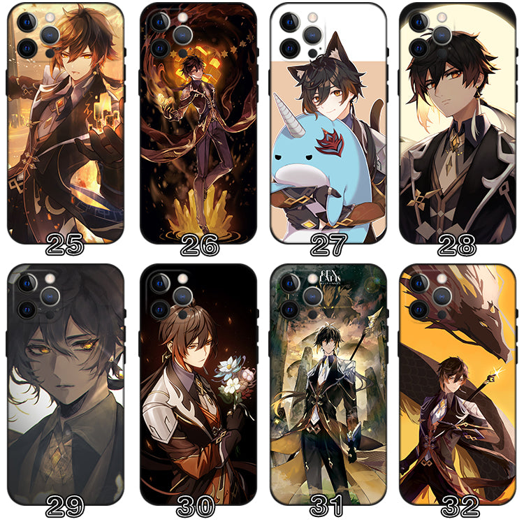 Zhongli Genshin Impact Phone Case