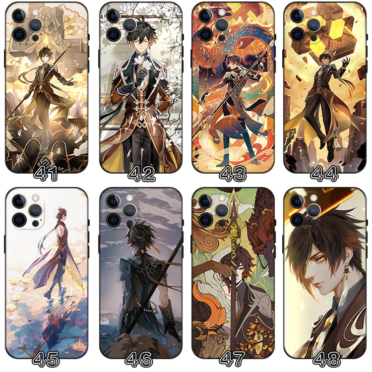 Zhongli Genshin Impact Phone Case
