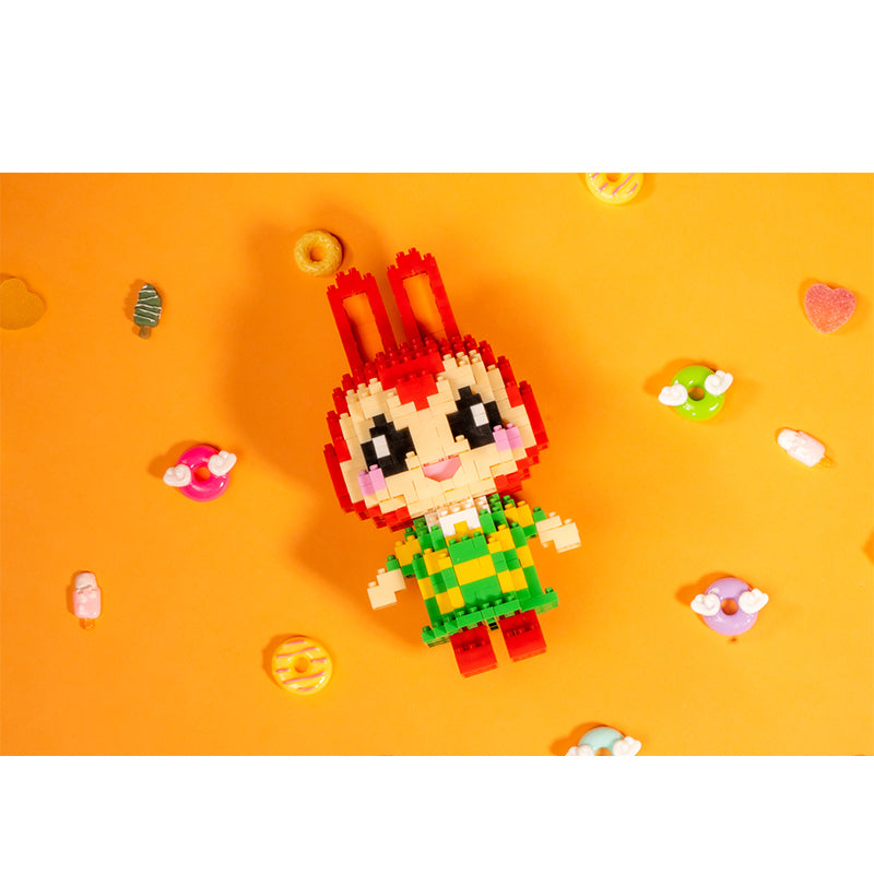 animal crossing building blocks bricks toy animal crossing gift regisbox bunnie