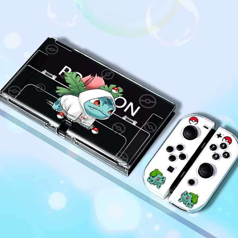 Transparent Switch OLED Cover Case with Designs
