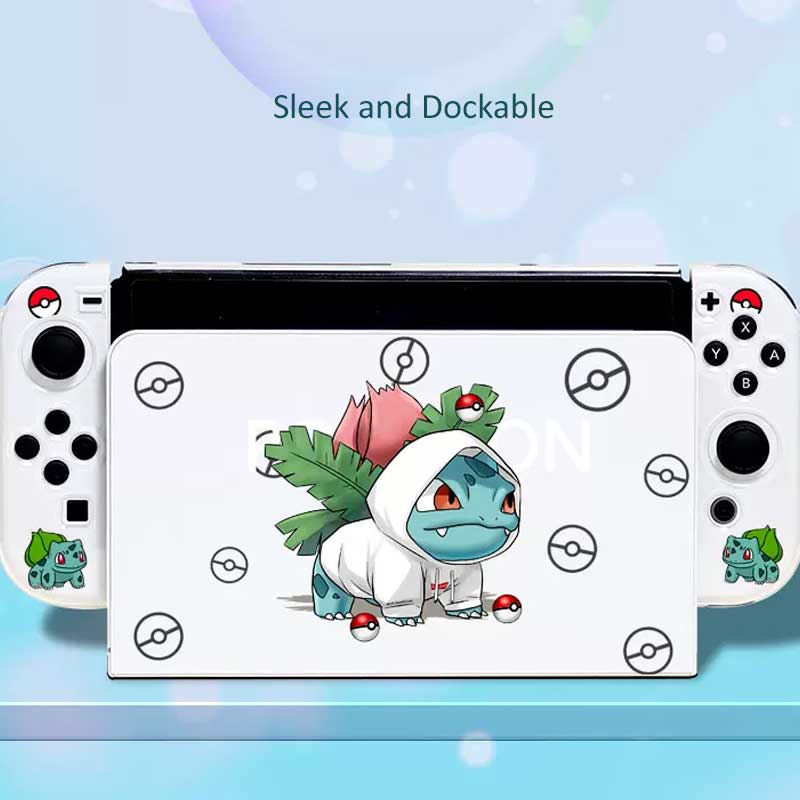Transparent Switch OLED Cover Case with Designs