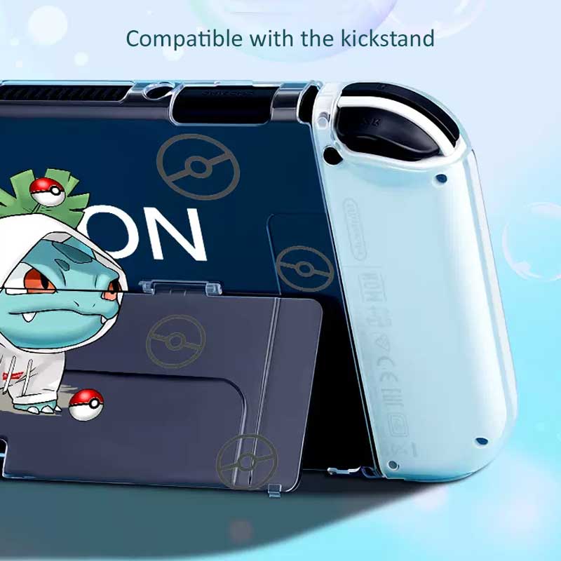 Transparent Switch OLED Cover Case with Designs