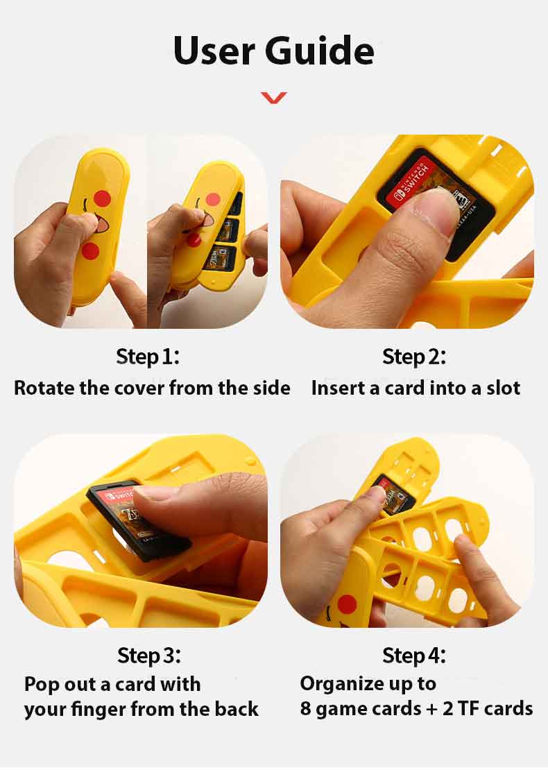 Cute Switch Game Card Case