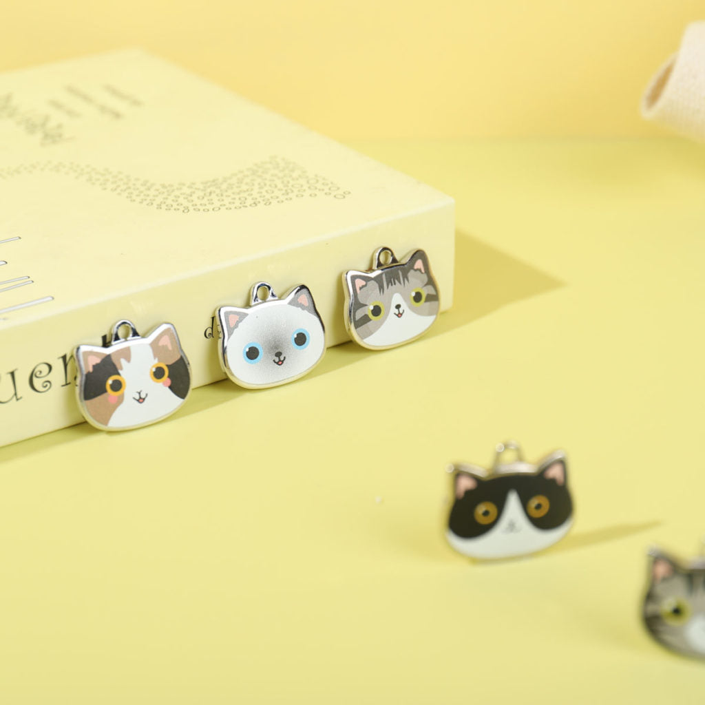 Tabby Cat ID Tags with Engraving