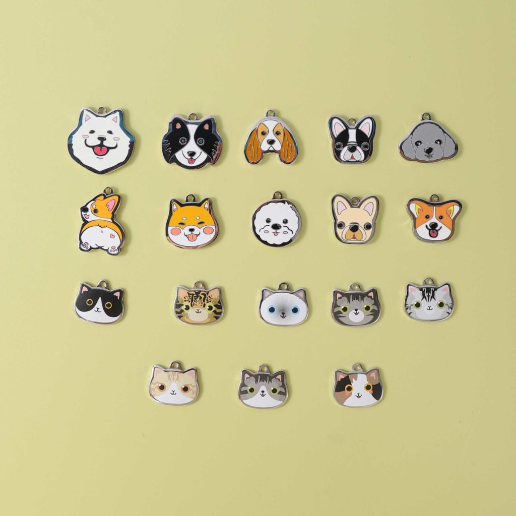 Tabby Cat ID Tags with Engraving