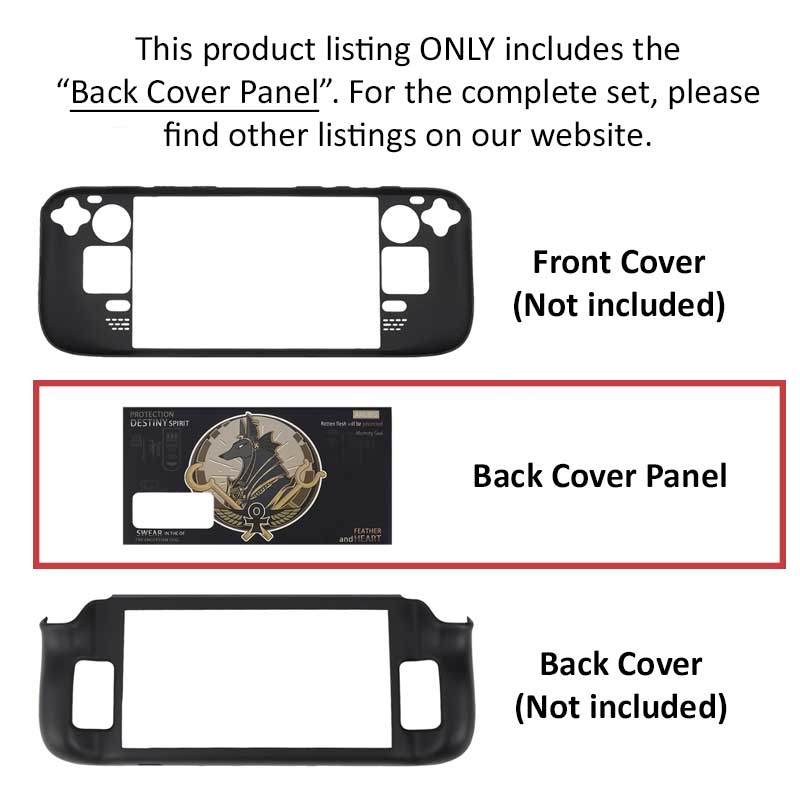 High-Quality Steam Deck Back Cover Panel Installation Guide