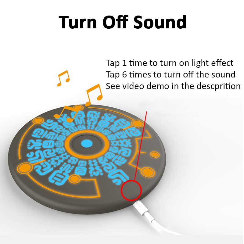 Zelda Wireless Charger with Sound Effect
