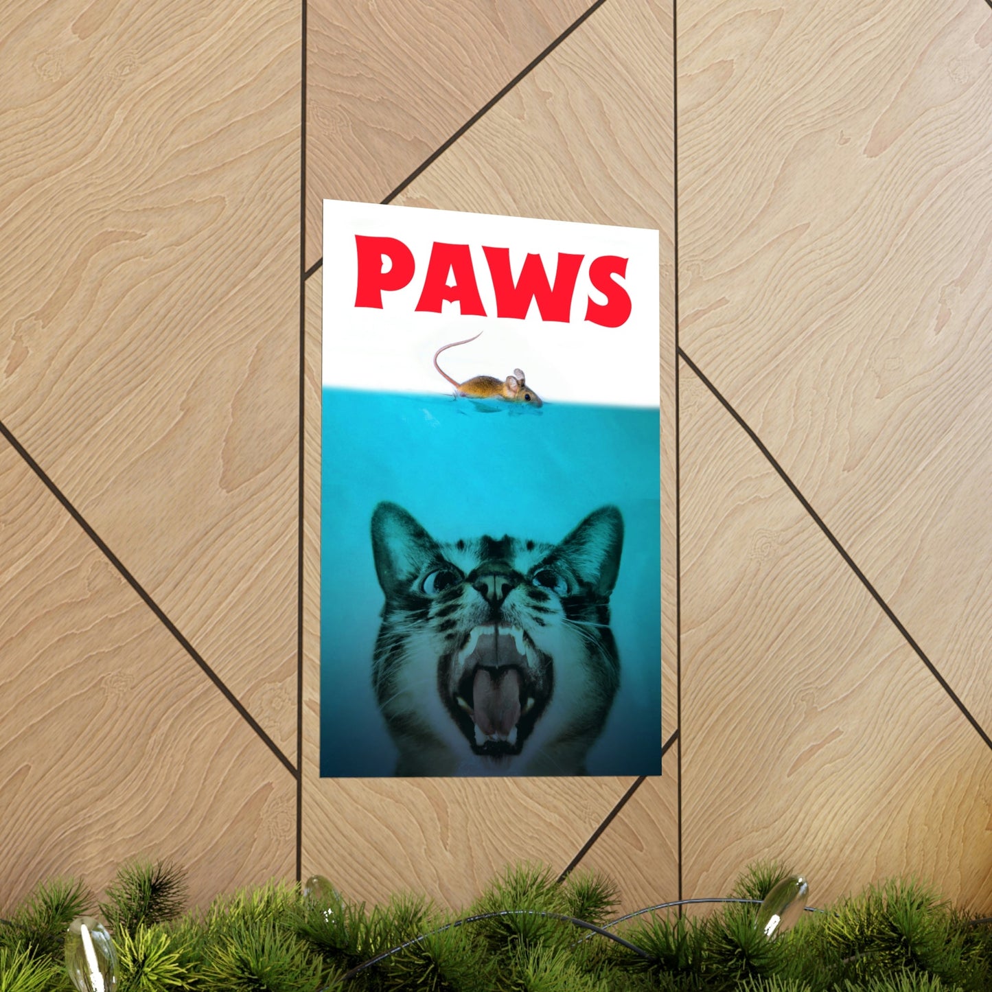 Movie Poster Featuring a Cat and Mouse Theme