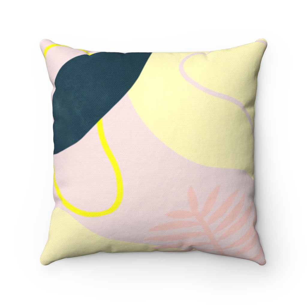 Green Leaf Square Pillow - 4 Sizes: Home Decor Accents That Bring a Summery Vibe