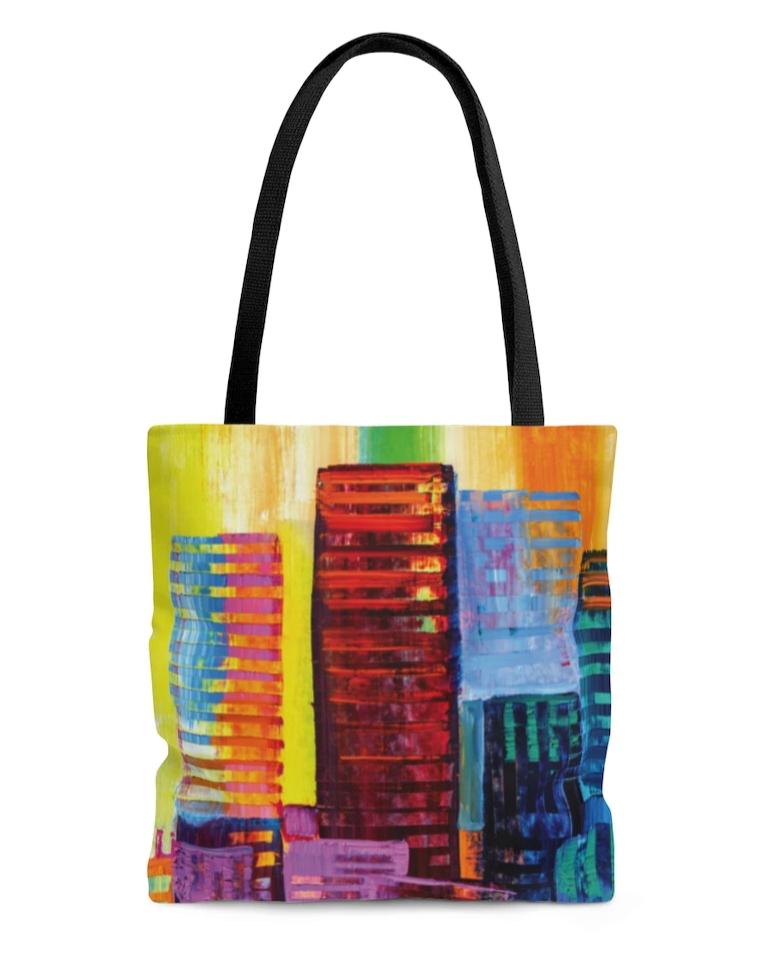 Cityscape Essentials Print Medium Tote Bag