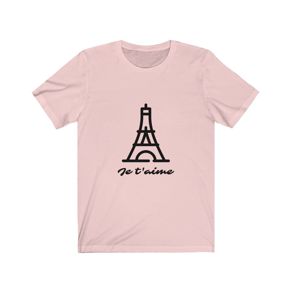 Logo T-Shirt for Women with 'Je T'aime' Message