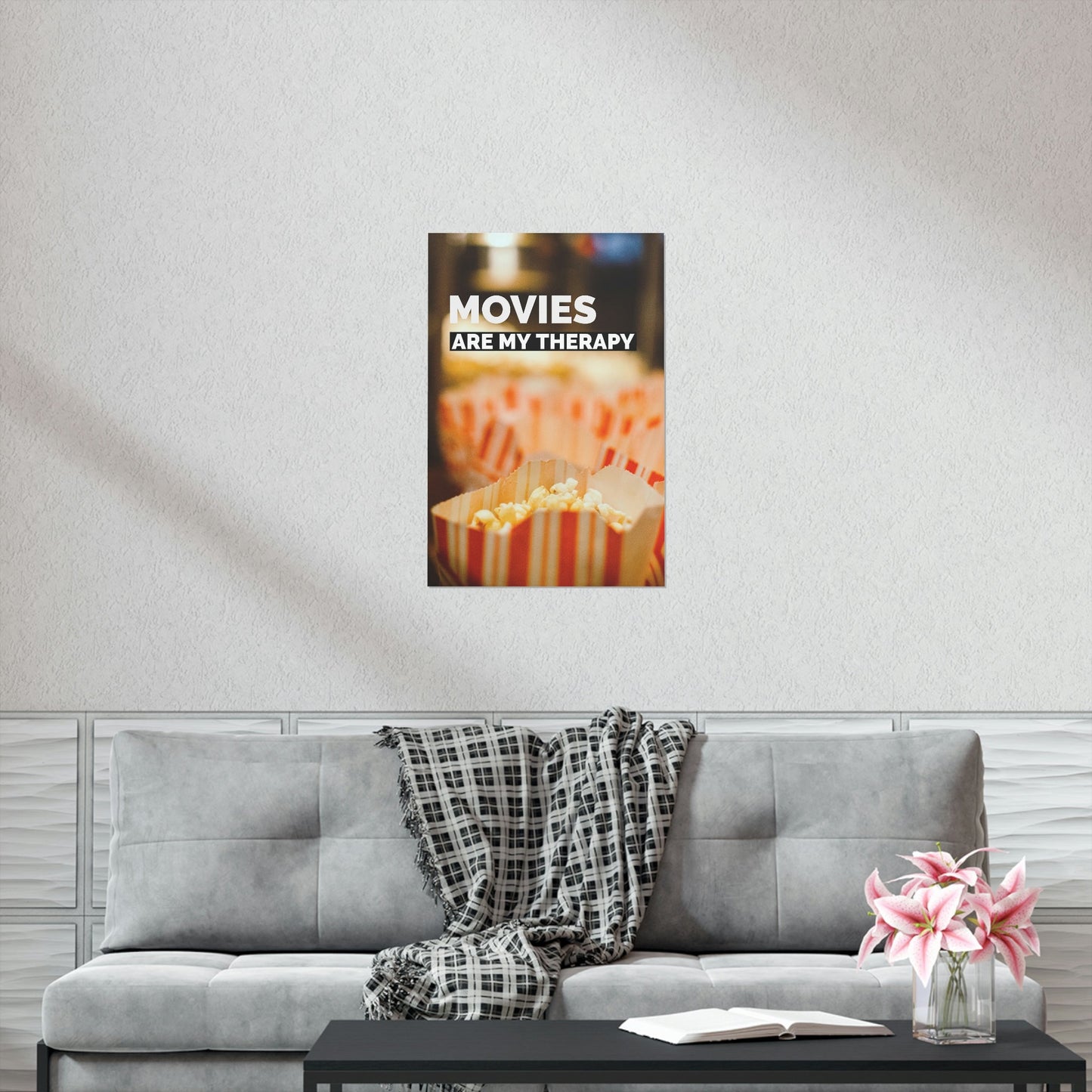 Movie Therapy Poster: A Cure for Your Cinema Addiction