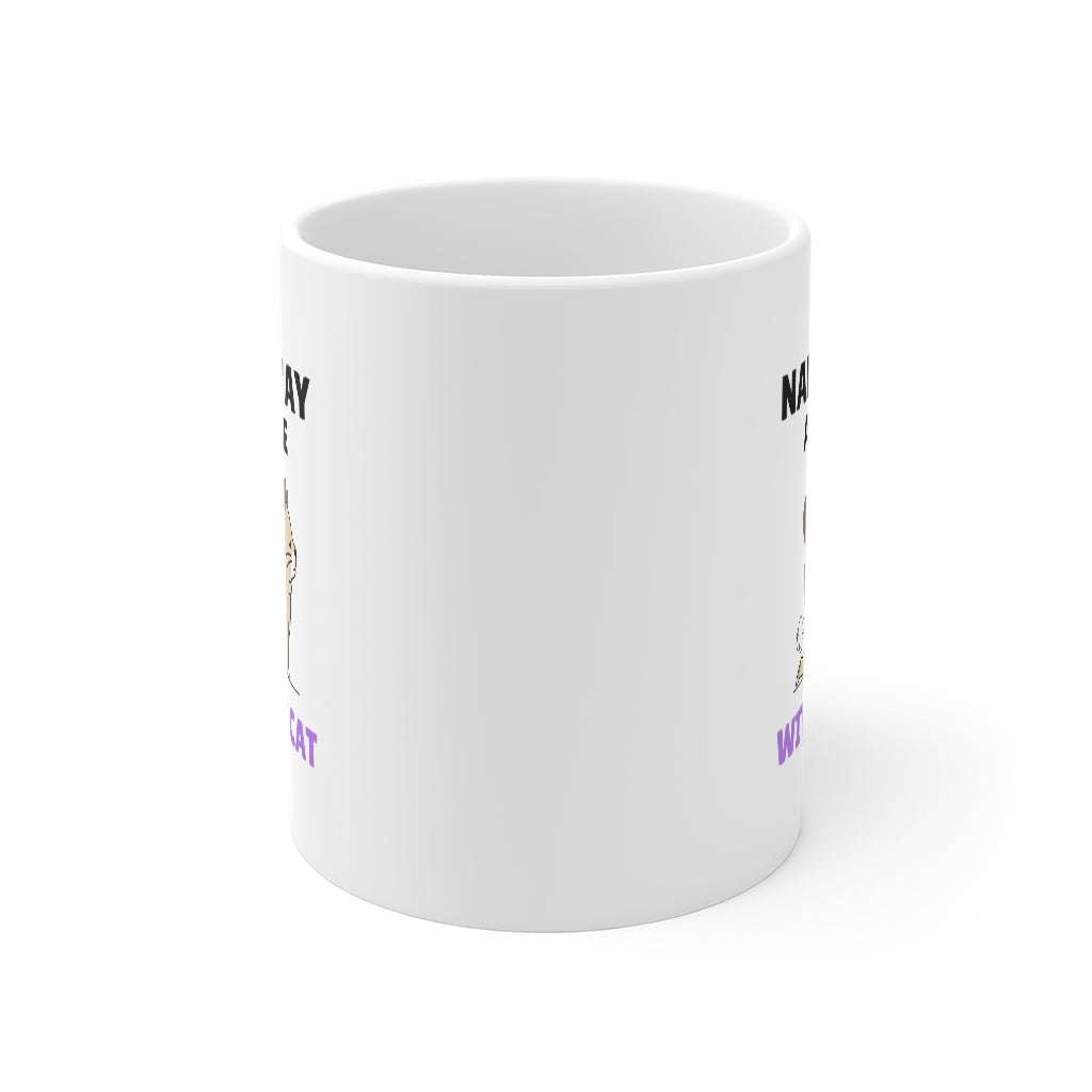 Yoga Cat Mug for Namast'ay-at-Home